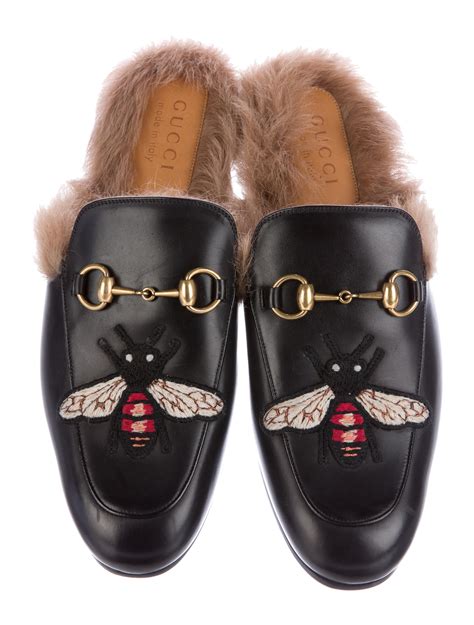 gucci pantoffels met bont|GUCCI® Women's Designer Slippers & Mules .